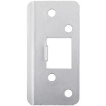 Placa Jamb Saver Strike Stone Harbor 5x9 cm cromada acetinada