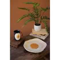 Placa KALALOU Ceramic Fried Egg Design Placa KALALOU Ceramic Fried Egg Design