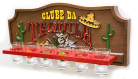Placa KG Clube da Tequila e Copos (42x25)