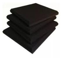 Placa Lã de PET Preto CHANFRADO 600 x 600 x 50 mm - 35kg/m3