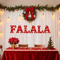 Placa LED de Natal Honoson FALALA 16cm Warm Yellow Lights Placa LED de Natal Honoson FALALA 16cm Warm Yellow Lights