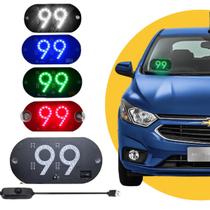 Placa Led Painel Letreiro Luminoso Vidro Parabrisa Led DE USB