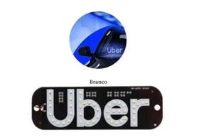 Placa Led Para Carro Motoristas De Aplicativo Uber