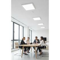 Placa LED Quadrada 25W 30x30 Slim Bivolt 6000K Alumínio