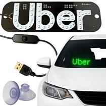 Placa LED Recarregável Para Carro Pronta Entrega