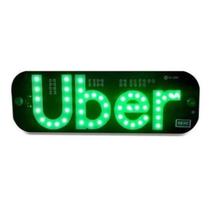 Placa LED UBER Aplicativo Letreiro Painel Kapbom Carro Motorista