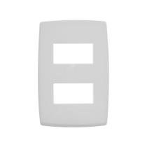 Placa Legrand Pial Plus - para 2 módulos - Branco - 618506