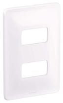 Placa Legrand Pial Zeffia - para 2 módulos - Branco - 680182