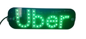 Placa Letreiro Uber Placa Luminosa Led Light