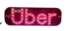 Placa Letreiro Uber Placa Luminosa Led Light Placa Letreiro Uber Placa Luminosa Led Light