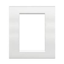 Placa Living Light 4X4 3+3 Postos Bianco - Bticino