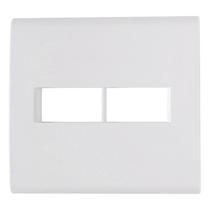 Placa Liz Branca 4x4 2 Módulos Tramontina