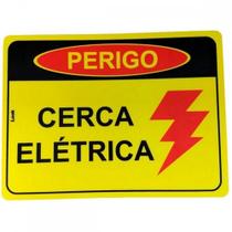 Placa Look 15X20Cm (Cerca Eletrica) . / Kit C/ 5 Peças Placa Look 15X20Cm (Cerca Eletrica) . / Kit C/ 5 Peças