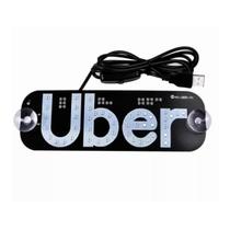 Placa Luminosa De Identificação Motorista P/ Aplicativo Uber