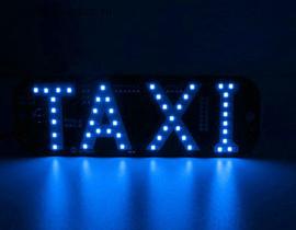 Placa Luminosa de Uso Interno 45 Led Com Plugue para o Acendedor TAXI