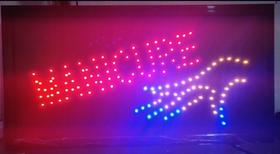 Placa Luminosa letreiro painel led Manicure 220v