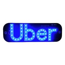 Placa Luminoso carro Uber Usb Motorista Completa Led Placa Luminoso carro Uber Usb Motorista Completa Led