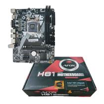 Placa Mãe 1150 Ddr3 Intel H81 4ª Geração I3 I5 I7 Nova e NFe