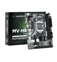 Placa Mãe 1150p Macrovip MV-H81.V2 M.2 Hdmi Vga DDR3 Lan Gigabit Placa Mãe 1150p Macrovip MV-H81.V2 M.2 Hdmi Vga DDR3 Lan Gigabit