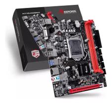 Placa Mae 1151 DDR4 H110M-KDGNV Mini ATX 6 a 8 geração Keepdata