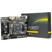 Placa Mãe A320 AM4 AMD Ryzen, Revenger, Capacidade 32GB RAM, 6 Gb/s Usb 3.0
