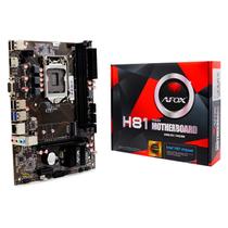 Placa Mãe Afox IH81-MA5-V4 Socket LGA 1150 Chipset Intel Placa Mãe Afox IH81-MA5-V4 Socket LGA 1150 Chipset Intel