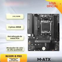 Placa Mãe AMD AM5 Ryzen R5 R7 7000 8000 9000 Série HUANANZHI B650M B pro M.2 NVME WIFI DDR5 EXPO RAM