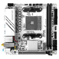 Placa-mãe AMD B550 AM4 Mini ITX DDR4 RAM Ryzen R5 4000 5000 Series PCI-E 4.0 B550i GAMING - TFDP