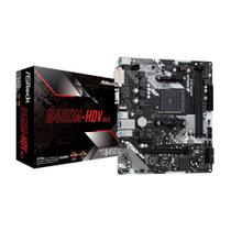 Placa Mãe Asrock B450M-Hdv R4.0 Ddr4 Am4 Matx M.2 Nvme Hdmi Vga Dvi Usb 3.2 90-Mxbn9N0-A0Uayz