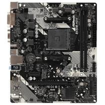 Placa Mãe ASRock B450M-HDV R4.0 Soquete AM4. Suporte 2x DDR4. PCI-E. VGA. DVI-D e HDMI.