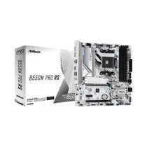 Placa Mãe AsRock B550M PRO RS AM4 4xDDR4 Chipset AMD B550 mATX