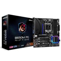 Placa-Mãe ASRock B650M PG Riptide, AMD, Micro ATX, DDR5, Preto - 90-MXBJ9*