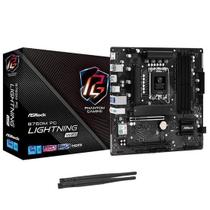 Placa Mãe Asrock B760M PG Lightning Wi-Fi Intel Soquete LGA 1700 Placa Mãe Asrock B760M PG Lightning Wi-Fi Intel Soquete LGA 1700