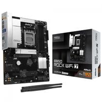 Placa Mãe ASRock B850 Rock WiFi 7, Chipset B850, AMD AM5, ATX, DDR5 Placa Mãe ASRock B850 Rock WiFi 7, Chipset B850, AMD AM5, ATX, DDR5