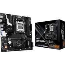 Placa Mãe Asrock B850M-X R2.0 Ddr5 Am5 Matx M.2 Nvme Hdmi Display Port Usb Tipo C 90-Mxbsg0-A0Uayz