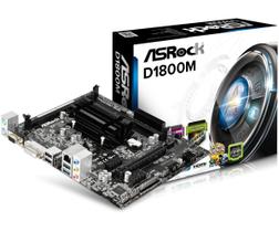 Placa-mãe ASRock D1800M Micro ATX DDR3 1066 Placa-mãe ASRock D1800M Micro ATX DDR3 1066
