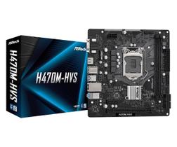 Placa-mãe ASRock H470M-HVS DDR4 64GB 2933MHz 10ª geração Intel
