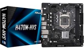 Placa Mãe Asrock H470m-hvs Intel Lga 1200 Ddr4