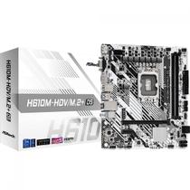 Placa Mãe ASRock H610M-HDV/M.2+ D5, Chipset H610, Intel LGA 1700, mATX, DDR5 Placa Mãe ASRock H610M-HDV/M.2+ D5, Chipset H610, Intel LGA 1700, mATX, DDR5