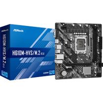 Placa Mae Asrock H610m-hvs/m.2 R2.0 Ddr4 Lga 1700 Matx Hdmi Vga M.2 Usb 3.2 90-mxbjj0-a0bay1z