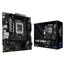 Placa mae Asrock H810M-H - INTEL 1851 - DDR5 - MATX - M.2 - HDMI