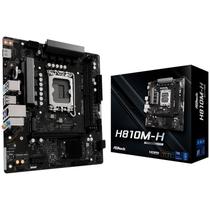 Placa Mãe ASRock H810M-H, Socket Intel LGA 1851, DDR5, Chipset H810, NVMe, HDMI, USB 3.2 - Micro ATX