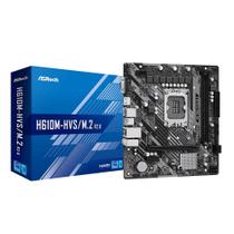 Placa Mãe AsRock LGA1700 DDR4 mATX HDMI VGA M.2 USB 3.2 - H610M-HVS/M.2