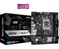 Placa Mãe ASROCK LGA1700 H610M-H2/M.2 D5 2XDDR5 4800MHZ 4XUSB 2.0 2XUSB 3.2 2XHDMI 1XPS/2 Gigabit Placa Mãe ASROCK LGA1700 H610M-H2/M.2 D5 2XDDR5 4800MHZ 4XUSB 2.0 2XUSB 3.2 2XHDMI 1XPS/2 Gigabit