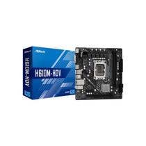 Placa Mãe Asrock LGA1700 H610M-HDV DDR4 HDMI VGA DP Lan Som