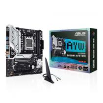 Placa Mãe Asus B650m Ayw Wifi B650 Amd Am5 Ddr5 Matx Preto Cinza escuro