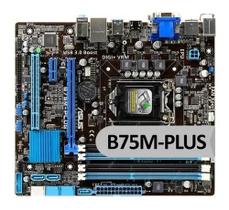 Placa Mae Asus B75m Plus Gamer 1155 intel i3 i5 i7 Pentium Full