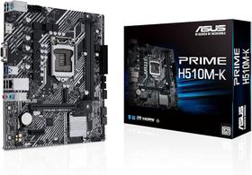 Placa Mãe Asus H510m-k Prime / Soquete Lga1200 Ddr4 Usb 3.2 Cor:Preto
