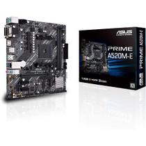 Placa-Mãe Asus para AMD AM4 Prime A520M-E 2xDDR4 MATX