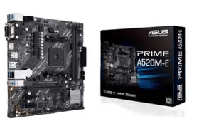 Placa-Mãe Asus Prime A520M-E AMD AM4 DDR4 mATX, USB 3.2 Gen2, HDMI/DVI/D-Sub